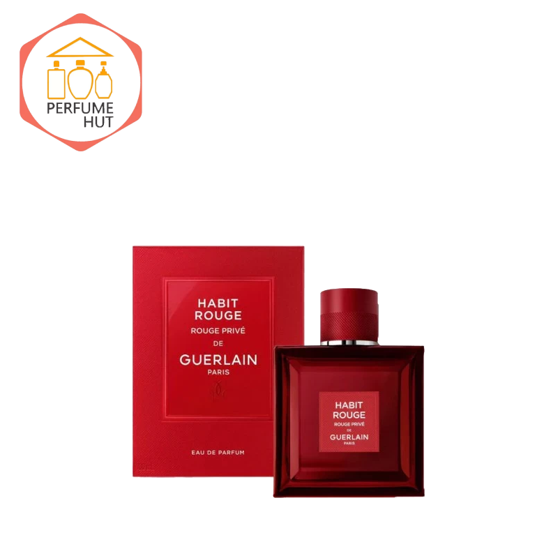 New File (29) Guerlain Habit Rouge Prive EDP Perfume For Men - Image 1